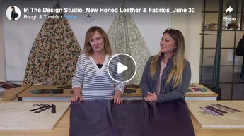 In The Design Studio, New Honed Leather & Fabrics, June 30