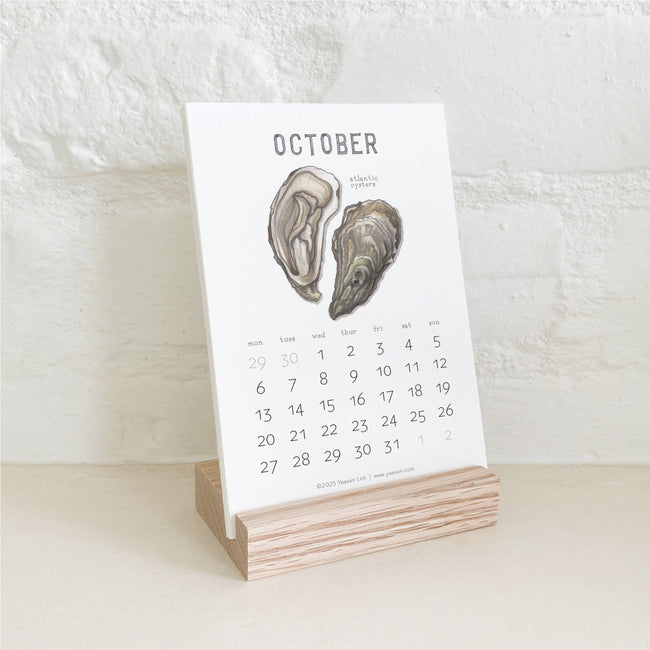 general | yeesan loh 2025 calendars bivalves october