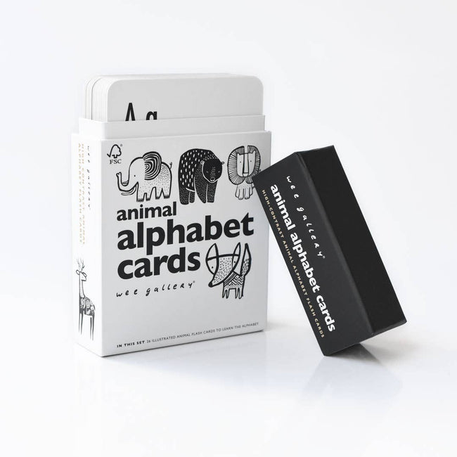 general | alphabet cards - animal box