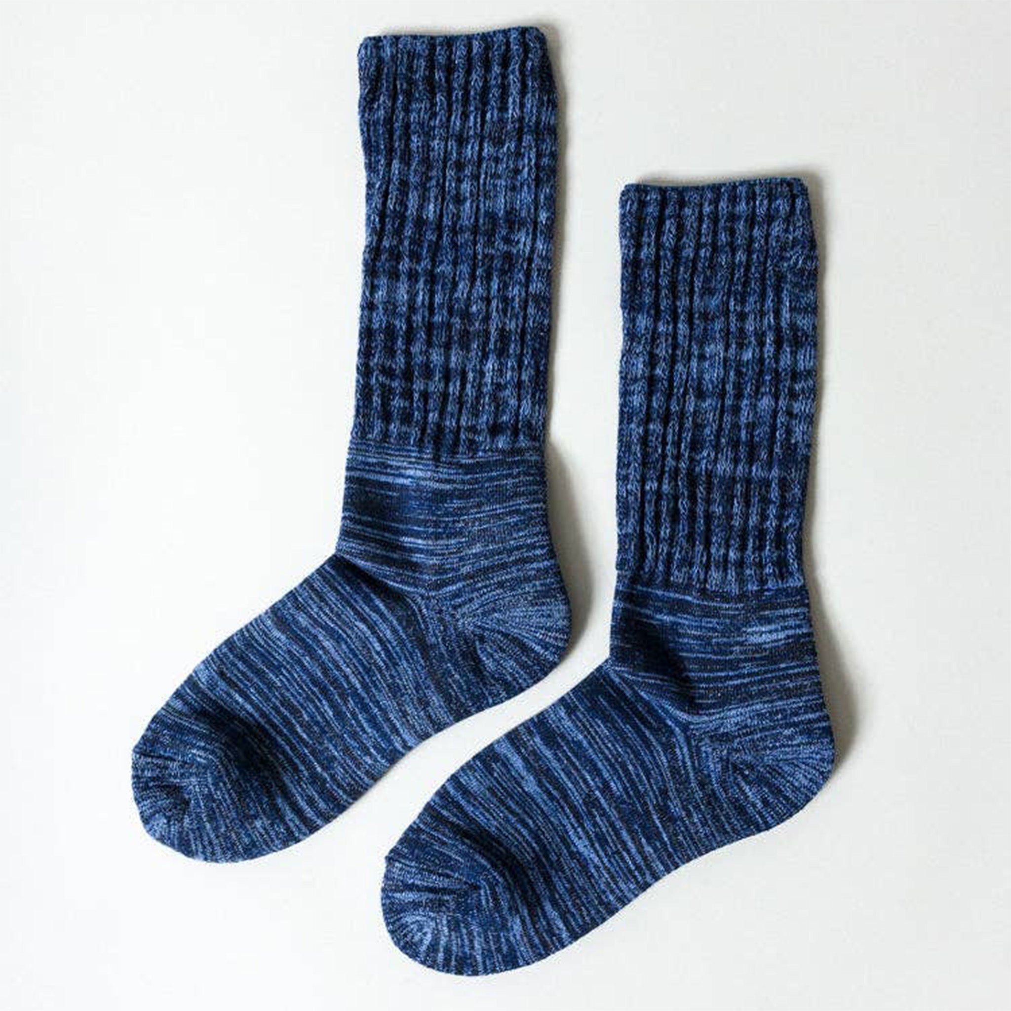 mekke sock - heather navy