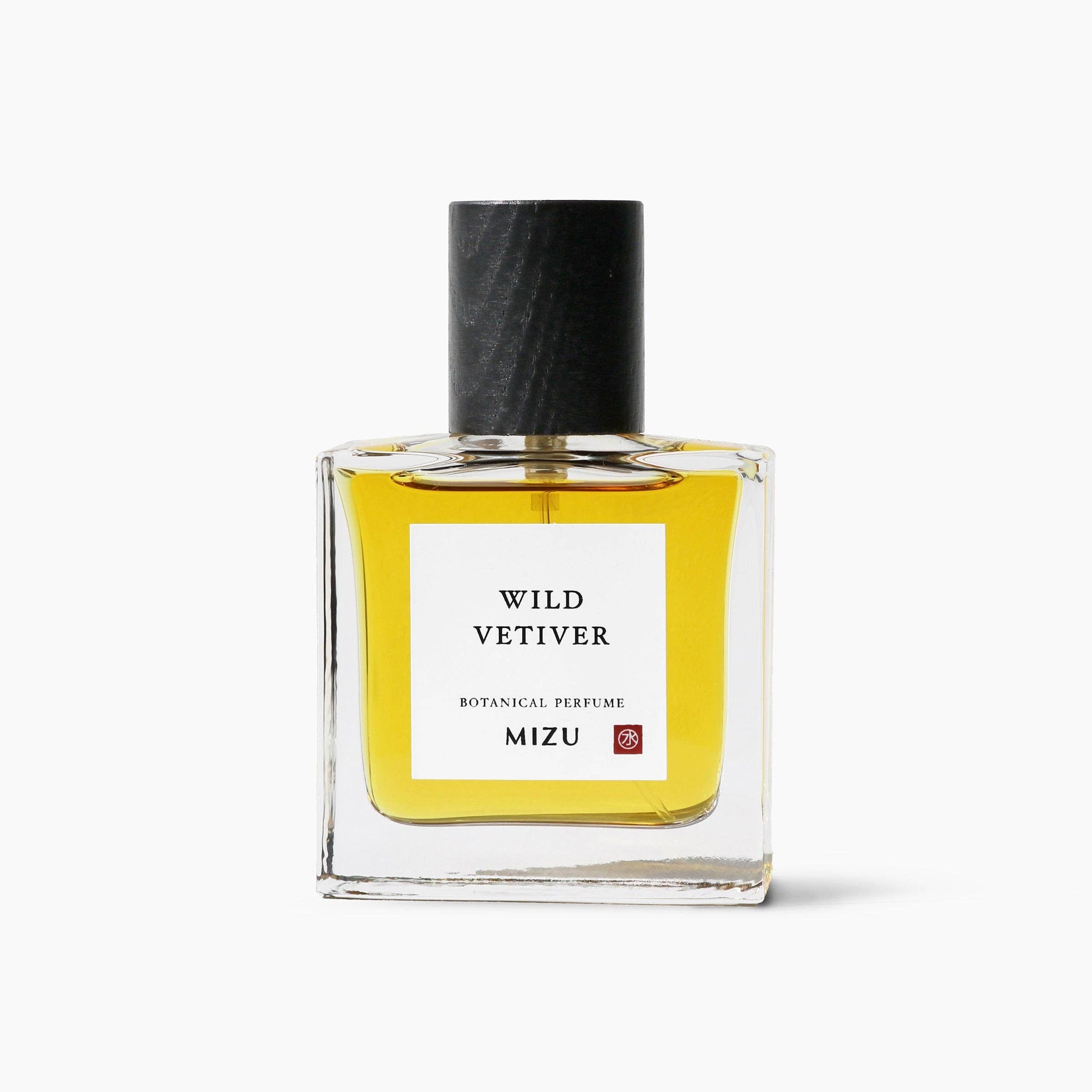 wild vetiver all-natural eau de parfum bottle closeup