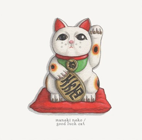 card | maneki-neko | yeesan loh