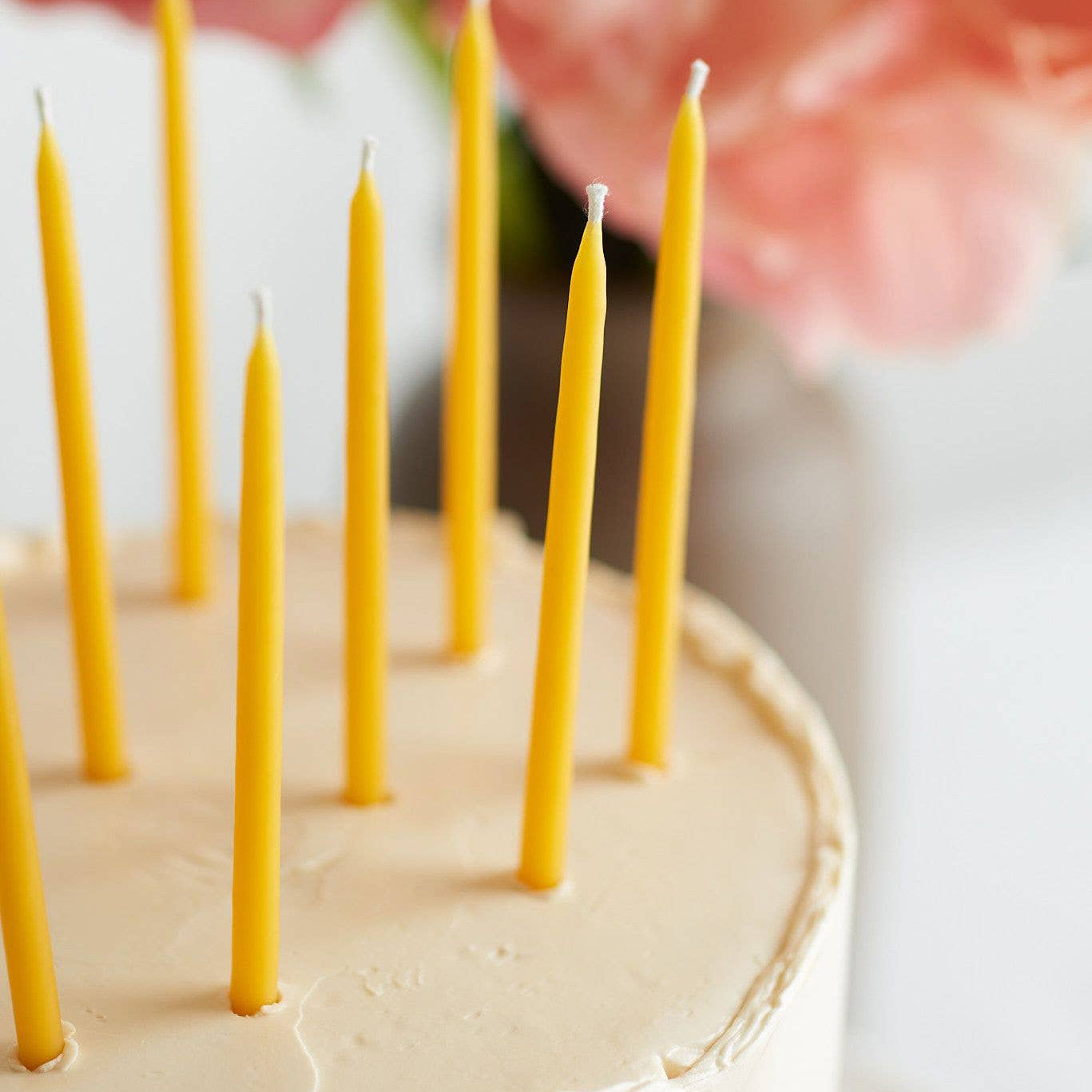 beeswax birthday candle cake