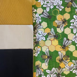 bumble bee green | cotton sateen | vault premium