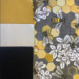 bumble bee grey | cotton sateen | vault premium