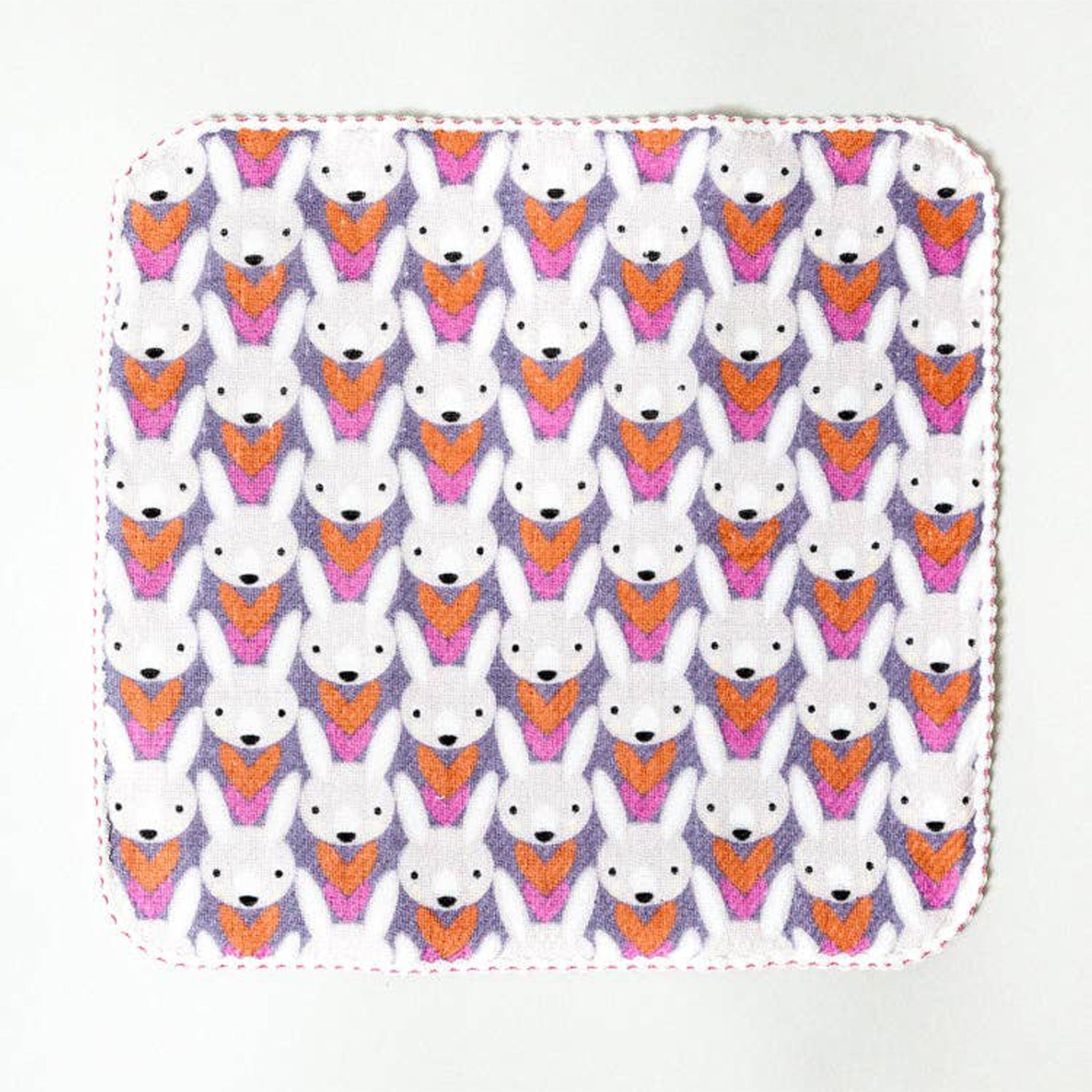 haikara handkerchief bunny pattern