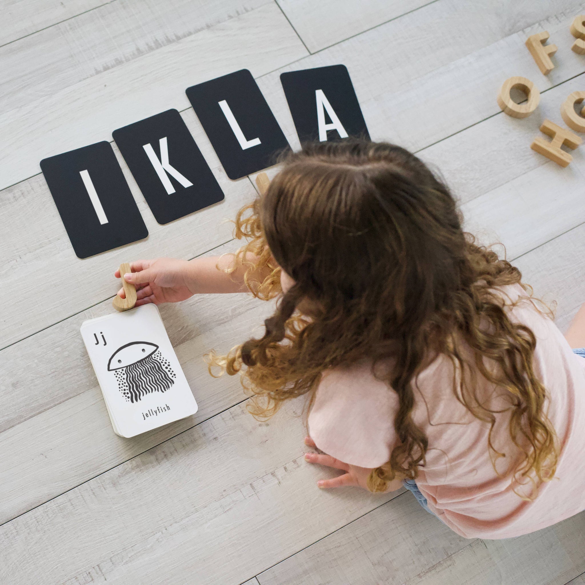 alphabet cards animal play