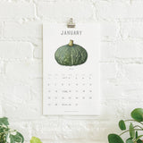 calendar | squash | 2025 | two sizes | yeesan loh