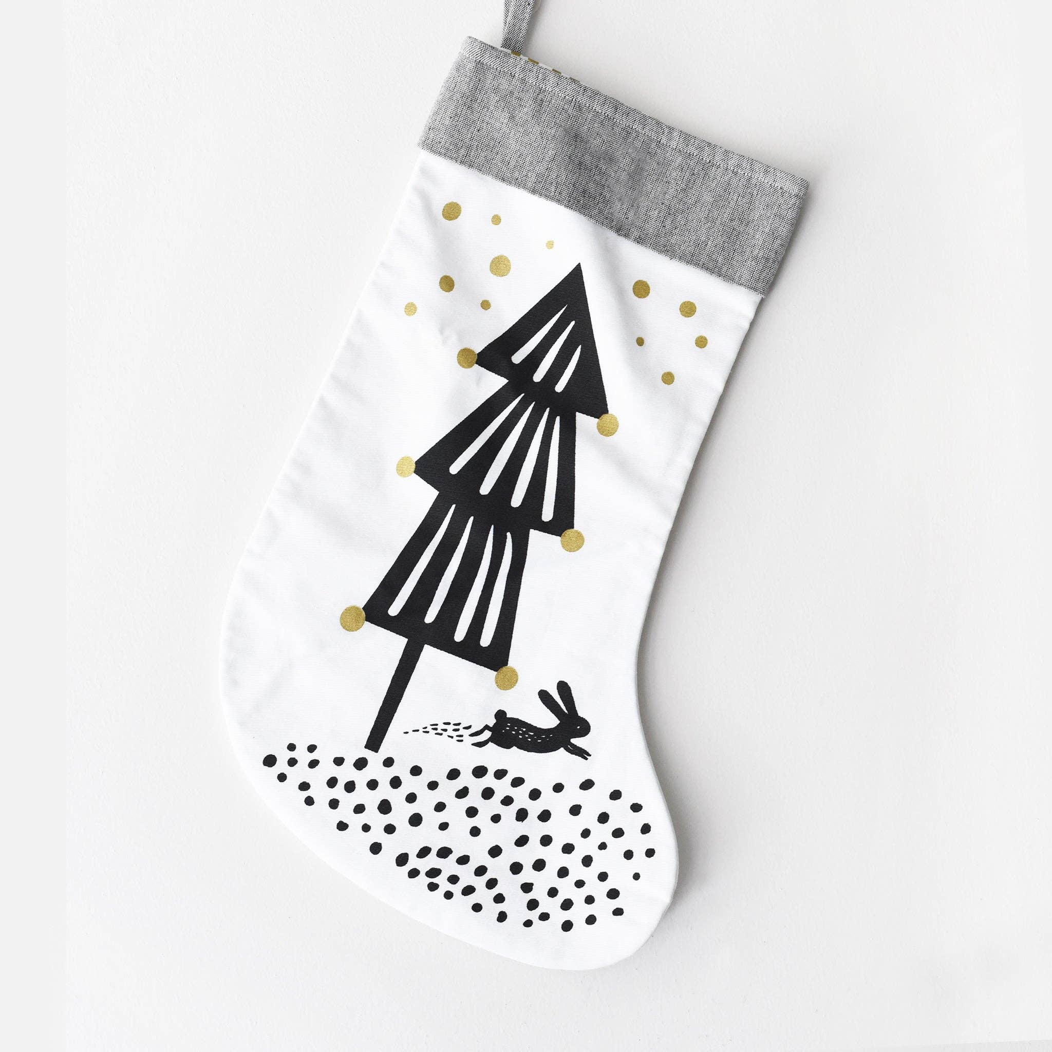 organic holiday stocking tree