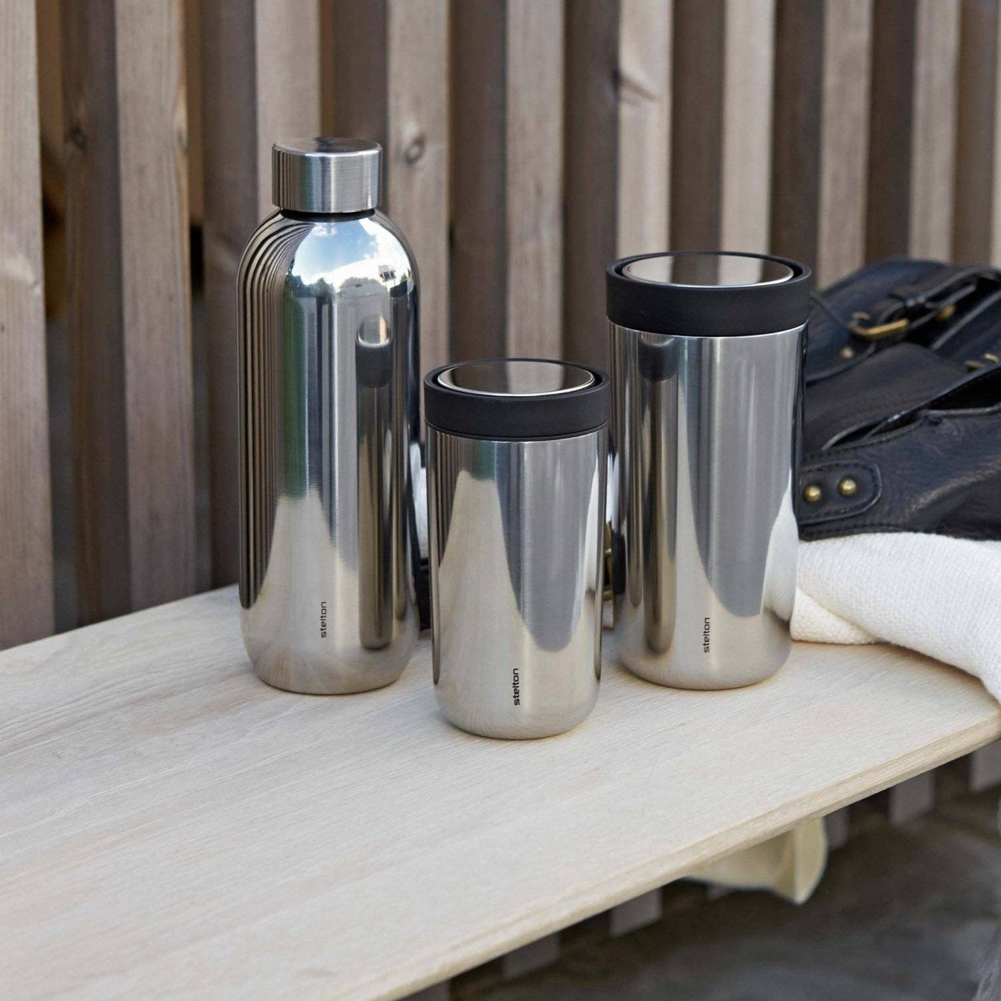 stelton vacuum insulated bottle