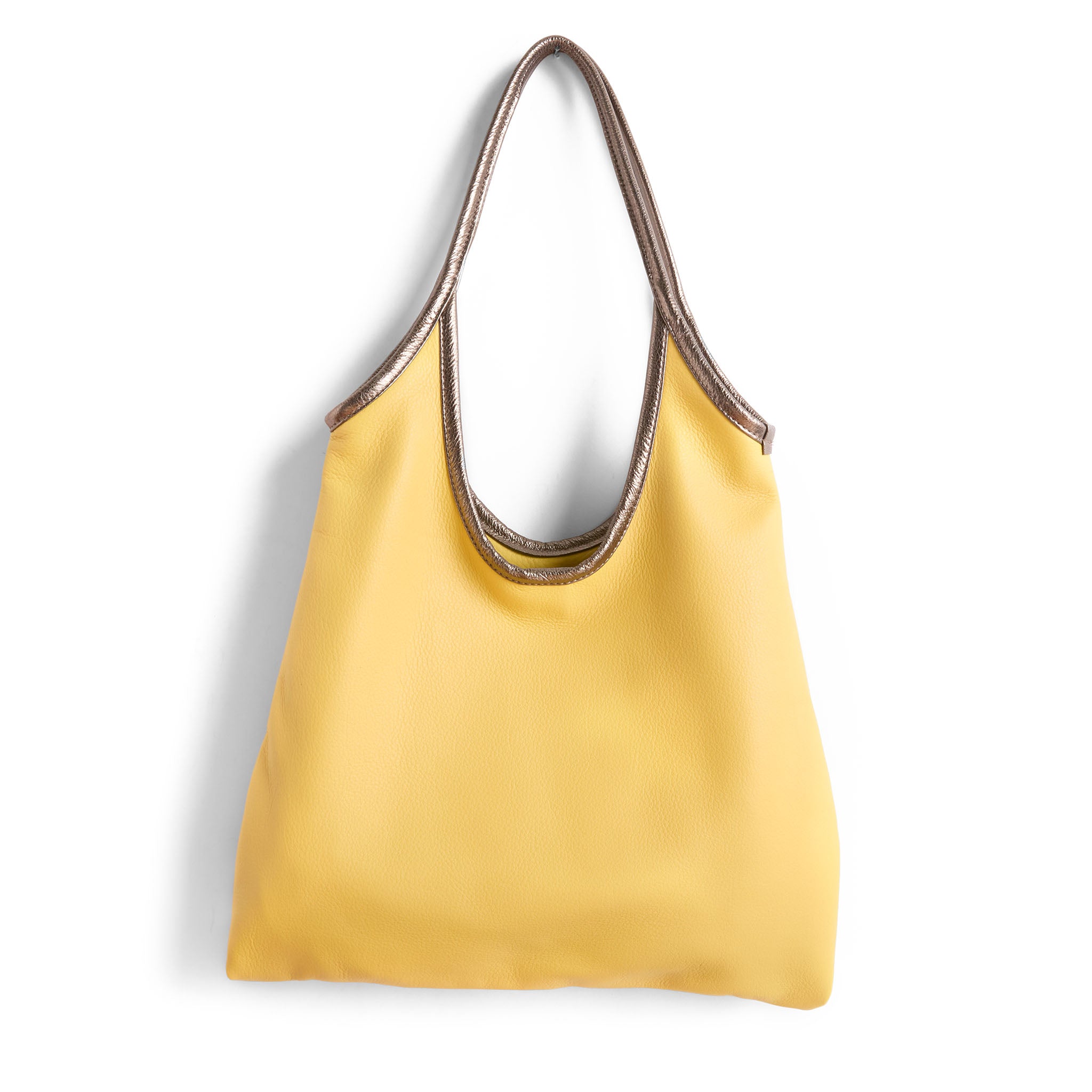 envelope tote in buttercup and pyrite