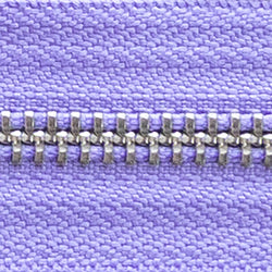 lavender | nickel | zipper swatch