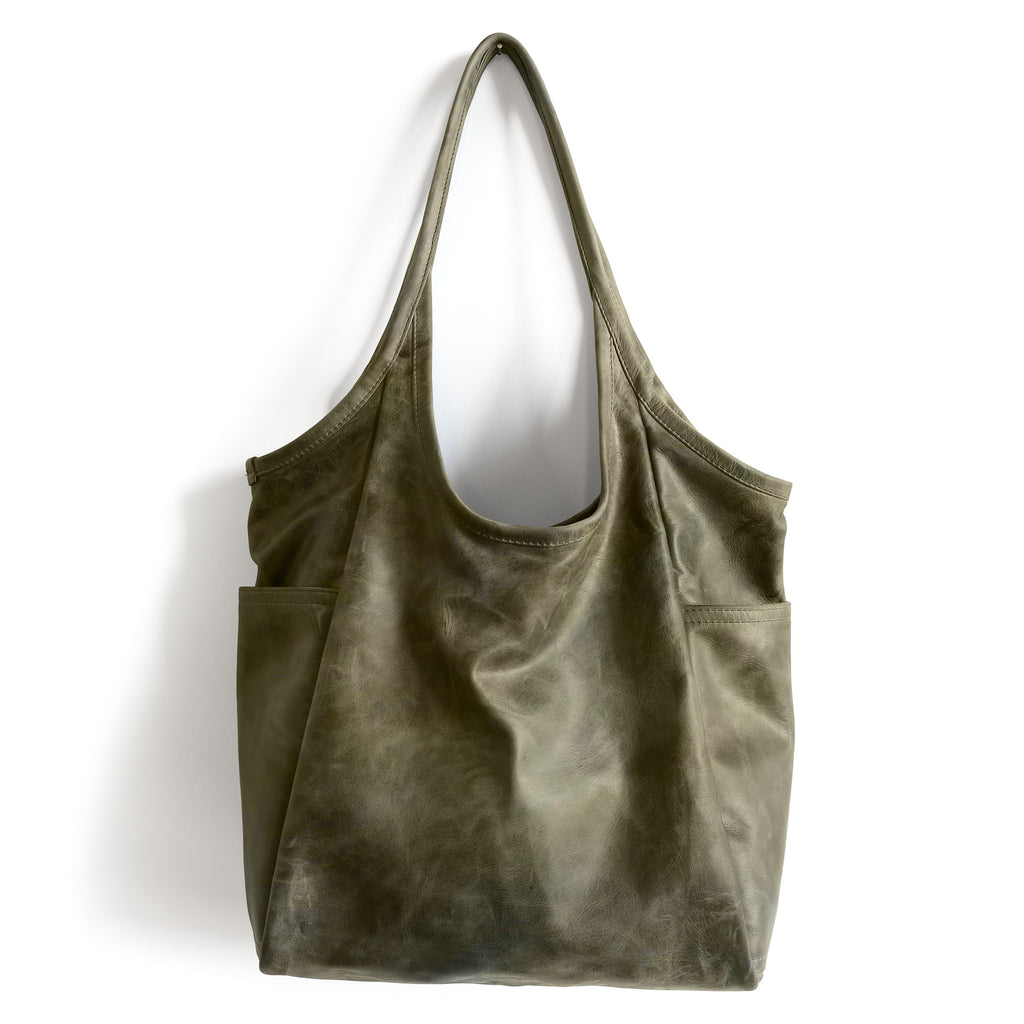 minimal tote large in moss