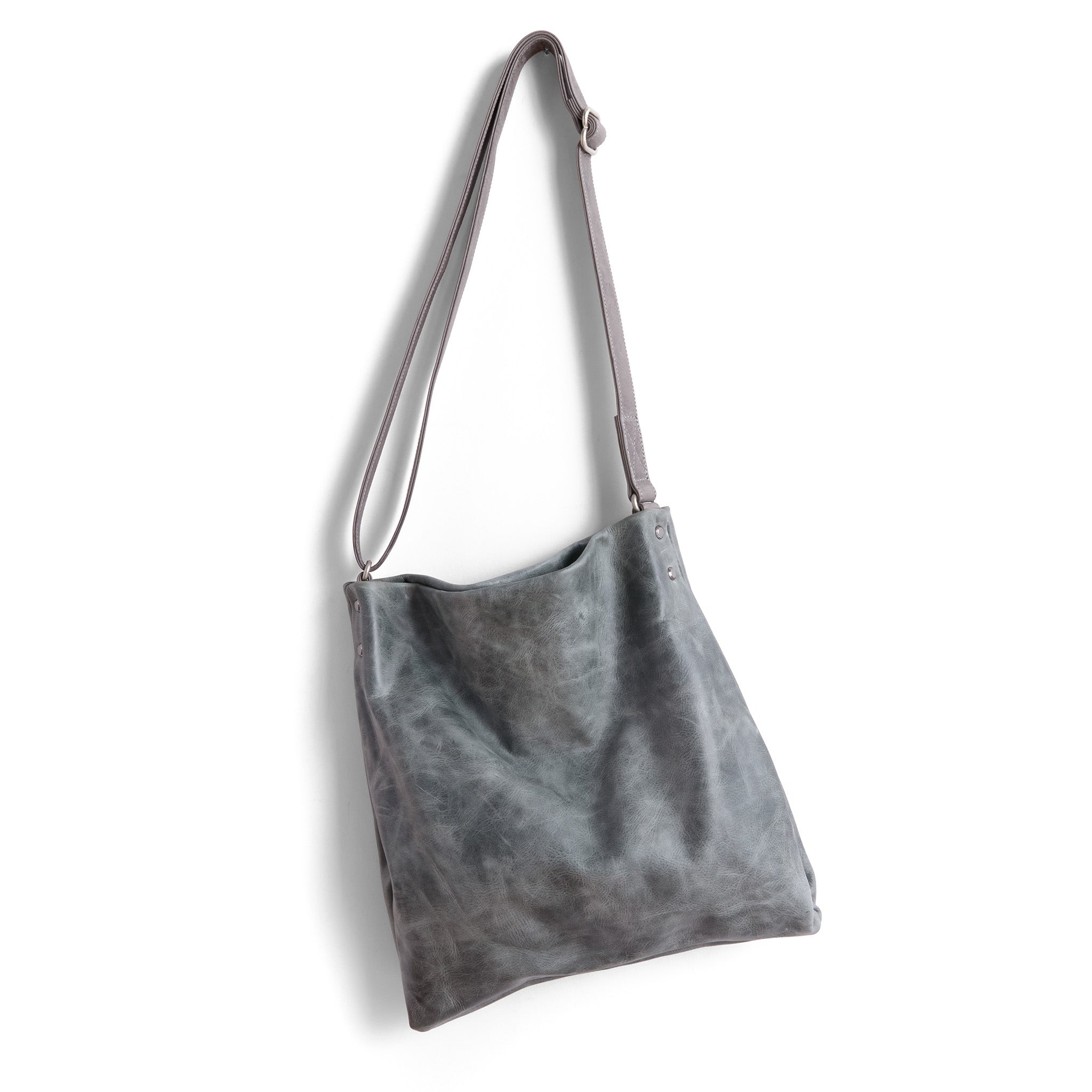 the olivia crossbody size small in cadet blue and granite