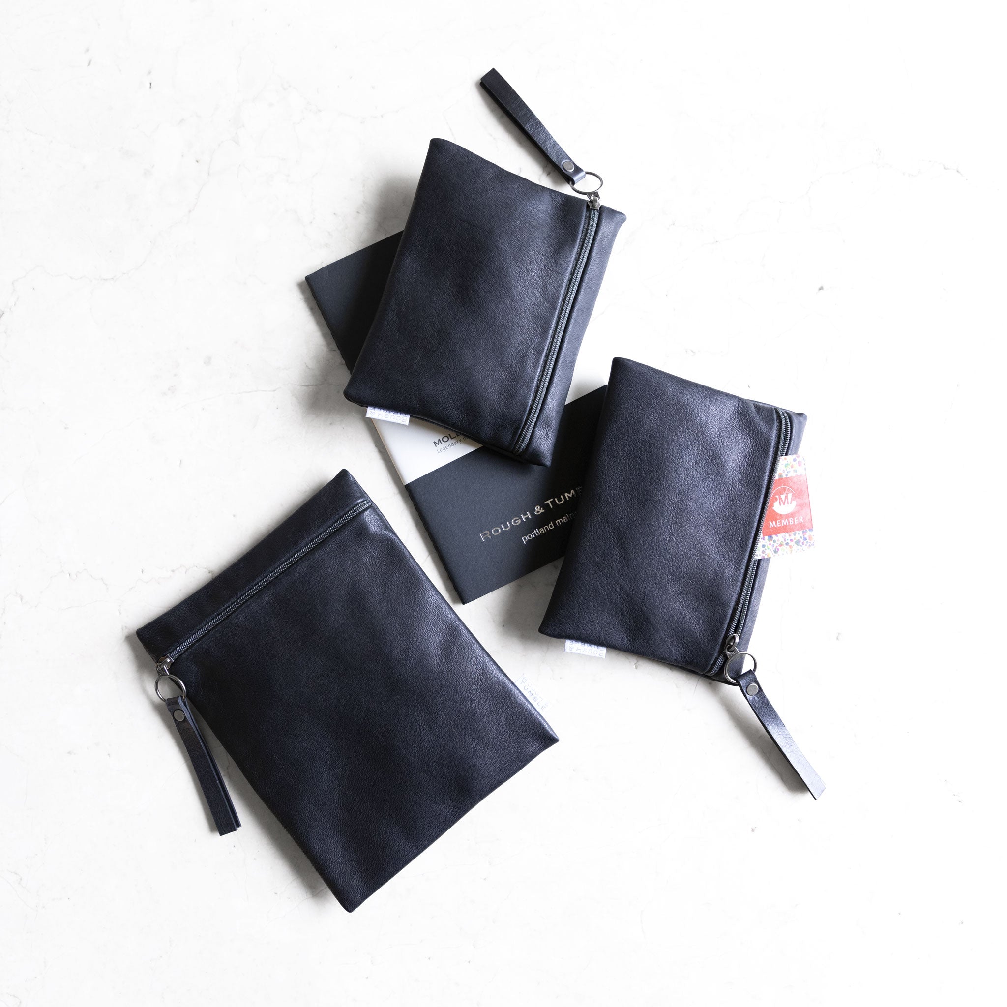 slip case tall with slip cases in washed black lamb