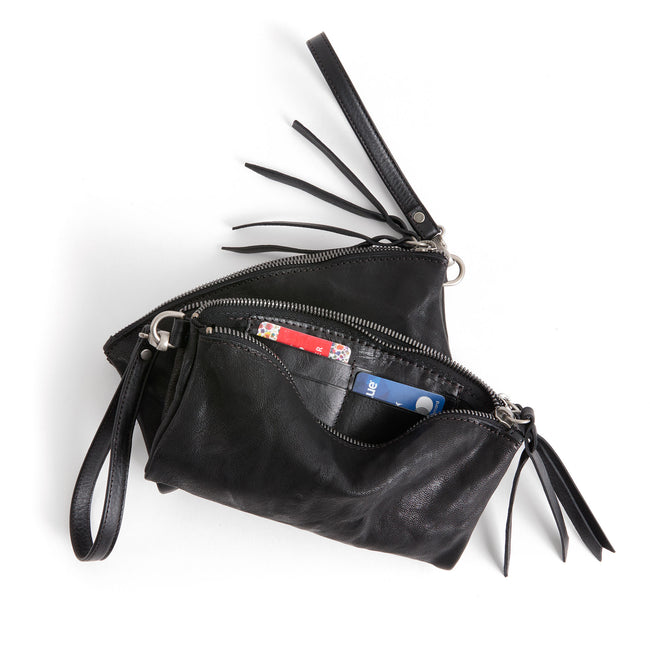 rodeo black | twin clutch in falcon