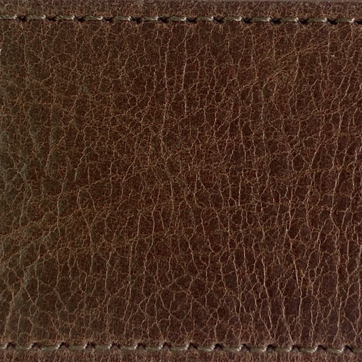 vintage brown strap | two-stitch wide | swatch