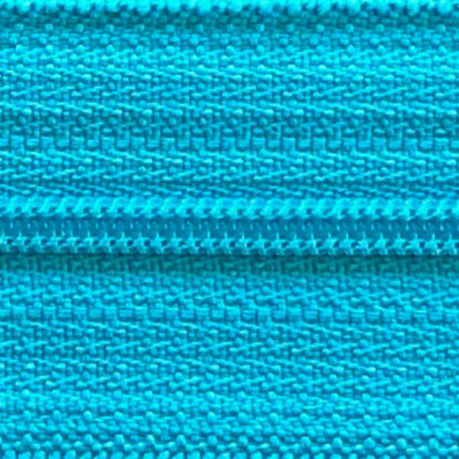 aqua | nylon | zipper swatch