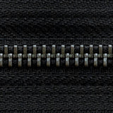black | antique | zipper swatch