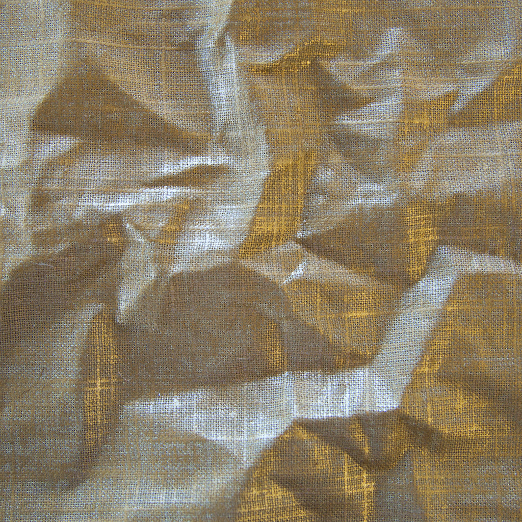 copper lacquered linen lining