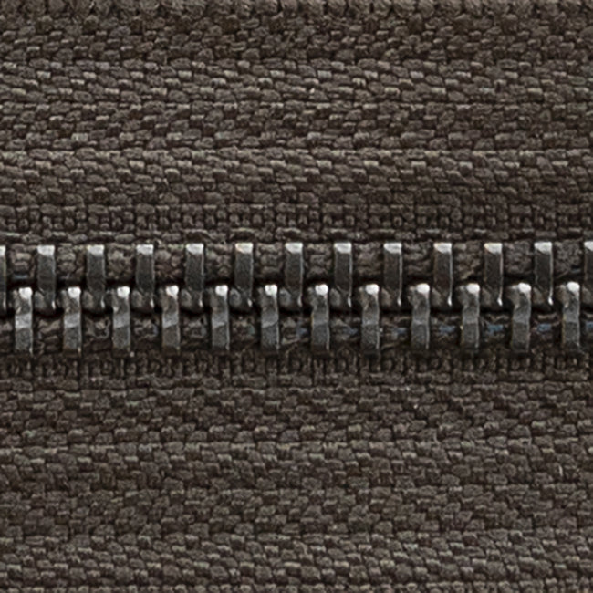 dark brown | antique | zipper swatch