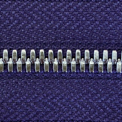 purple | nickel | zipper swatch