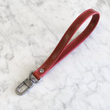fob key clip wristlet leather maine