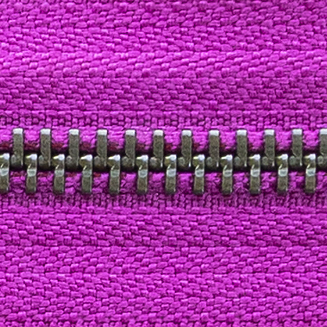 magenta | antique | zipper swatch