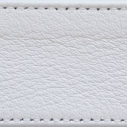 marina white strap | two-stitch wide | swatch