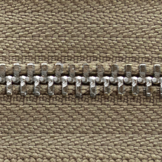 mocha | nickel | zipper swatch