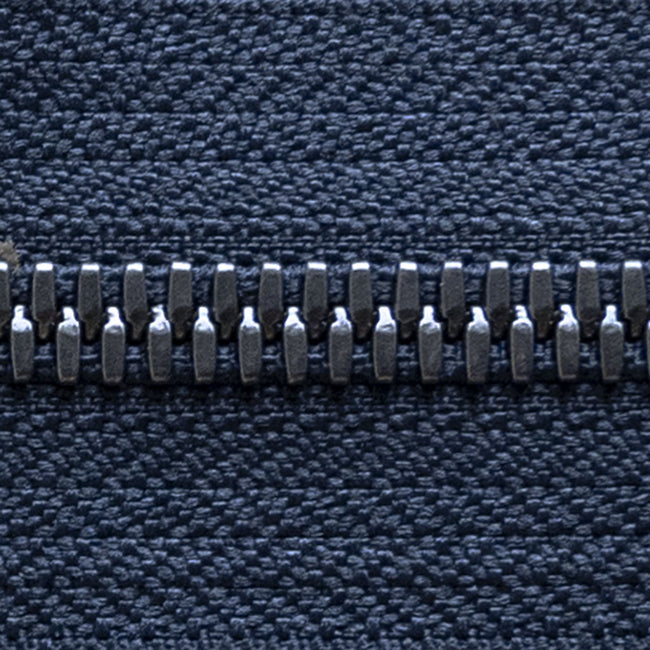 navy | antique silver | zipper swatch