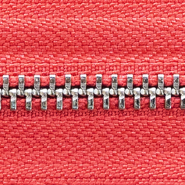 persimmon | nickel | zipper swatch