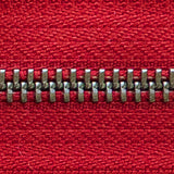 red | antique | zipper swatch