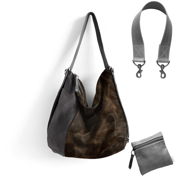 Custom Side Pocket Hobo Pack - Customer's Product with price 461.00