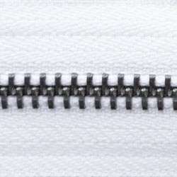white | antique | zipper swatch